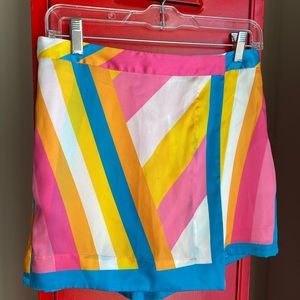 Julie Brown | Flora bea multi-color skort
